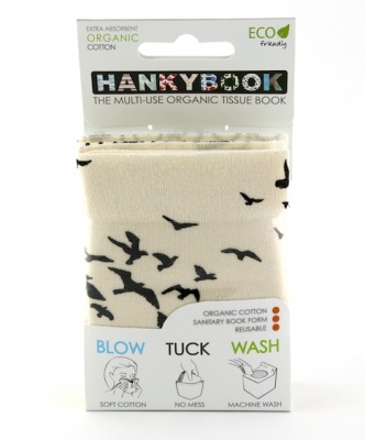 HankyBook Original 3-Set - Birds, Bikes, Green Vine